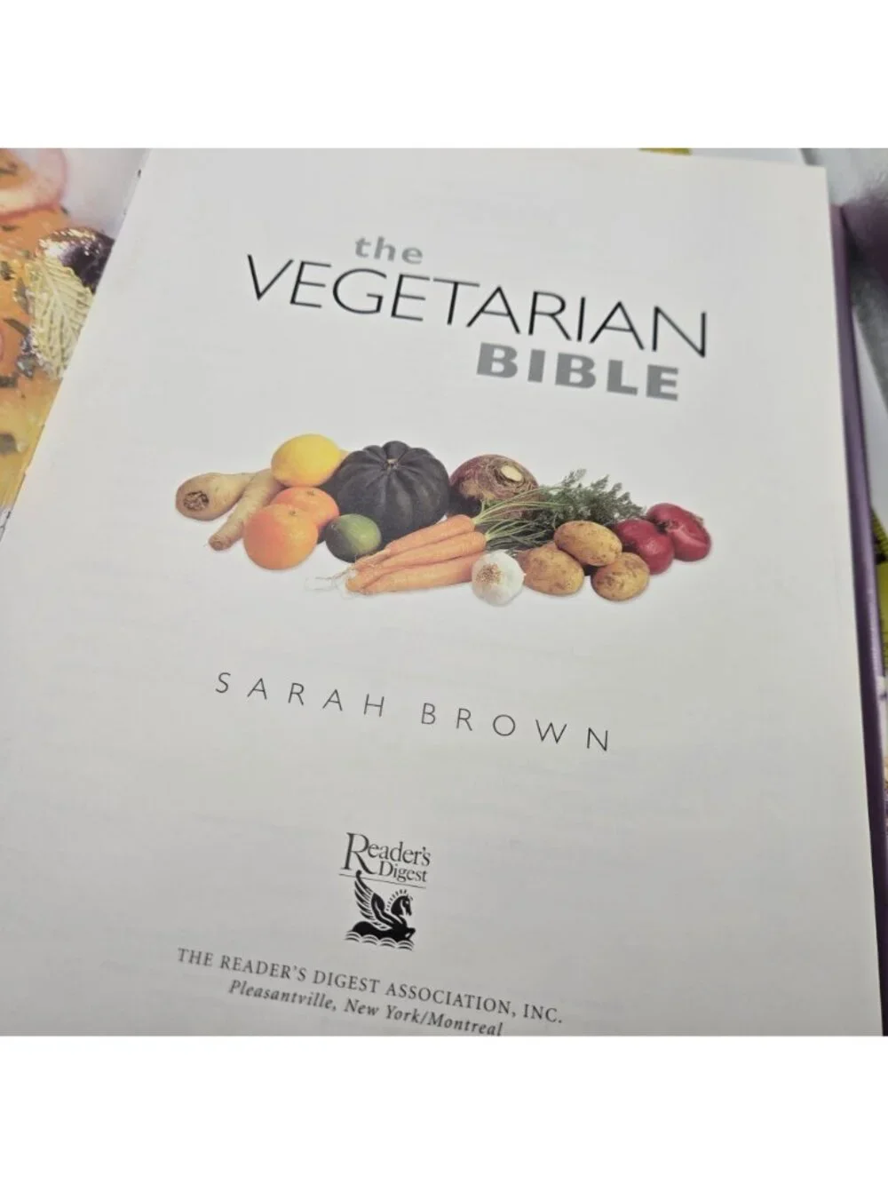 Vegetarian Bible Hardcover 2002 Cookbook Illustrated Guide Vegetarian Cooking